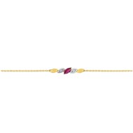 Bracelet Femme - Or 18 Carats - Longueur : 18 cm