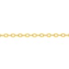 Bracelet femme 18 cm - Forçat miroir - Or 18 Carats - vue V2