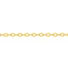 Bracelet femme 18 cm - Forçat miroir - Or 18 Carats - vue V2