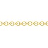 Bracelet femme 18 cm - Maille Jaseron - Or 18 Carats - Largeur 2.5 mm - vue V2
