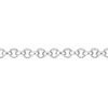 Bracelet femme 18 cm - Maille Singapour - Or blanc 18 Carats - Largeur 1.7 mm - vue V2