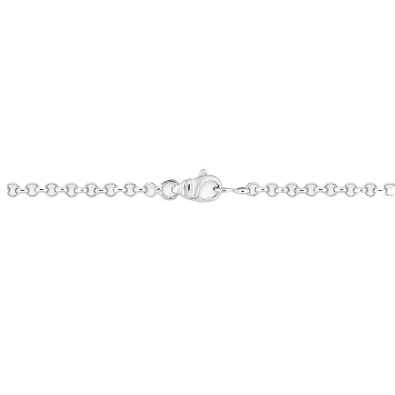 Bracelet femme 18 cm - Maille Singapour - Or blanc 18 Carats - Largeur 1.7 mm - vue 4