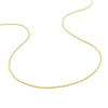 Bracelet femme 18 cm - Maille corde - Largeur 1.1 mm - Or 18 Carats - vue V3
