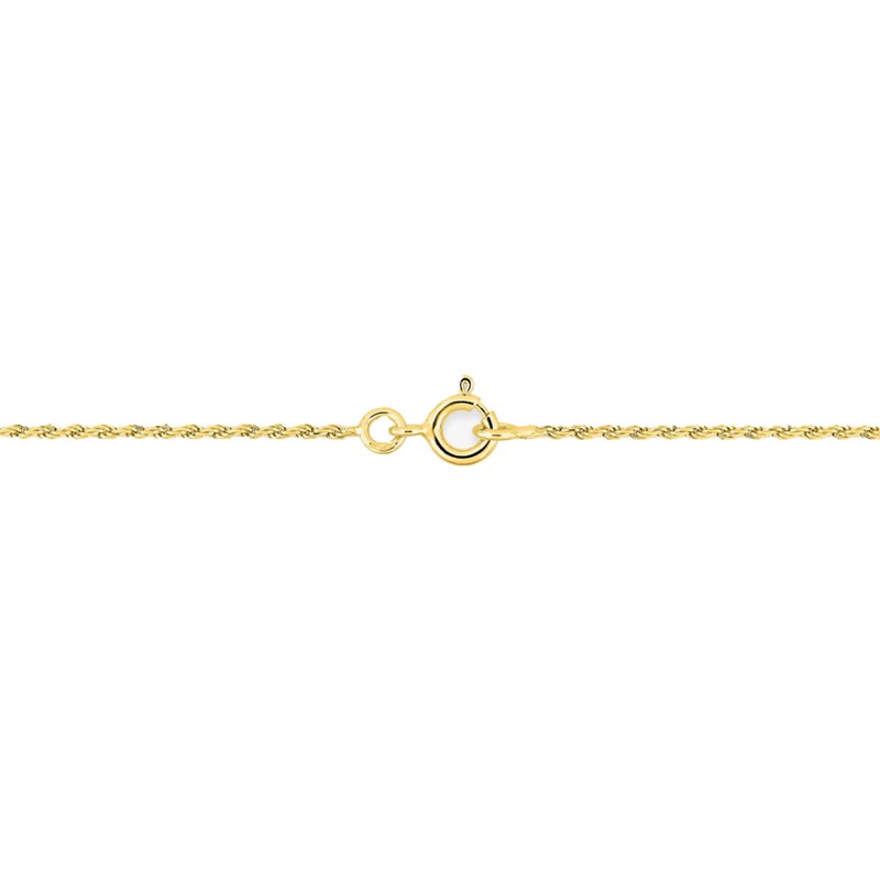 Bracelet femme 18 cm - Maille corde - Largeur 1.1 mm - Or 18 Carats - vue 4