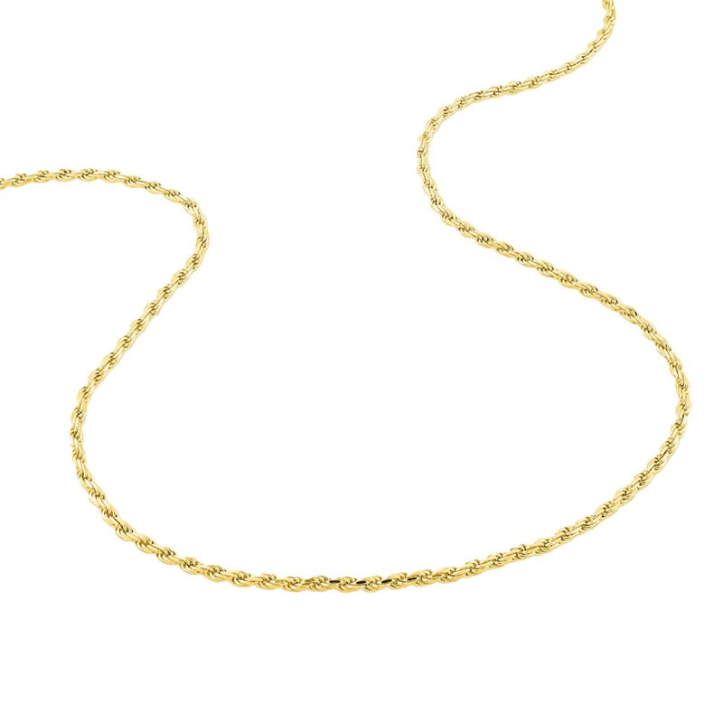 Bracelet femme 18 cm - Largeur 1.6 mm - Maille corde - Or 18 Carats - vue 3