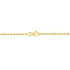 Bracelet femme 18 cm - Largeur 1.6 mm - Maille corde - Or 18 Carats - vue V4