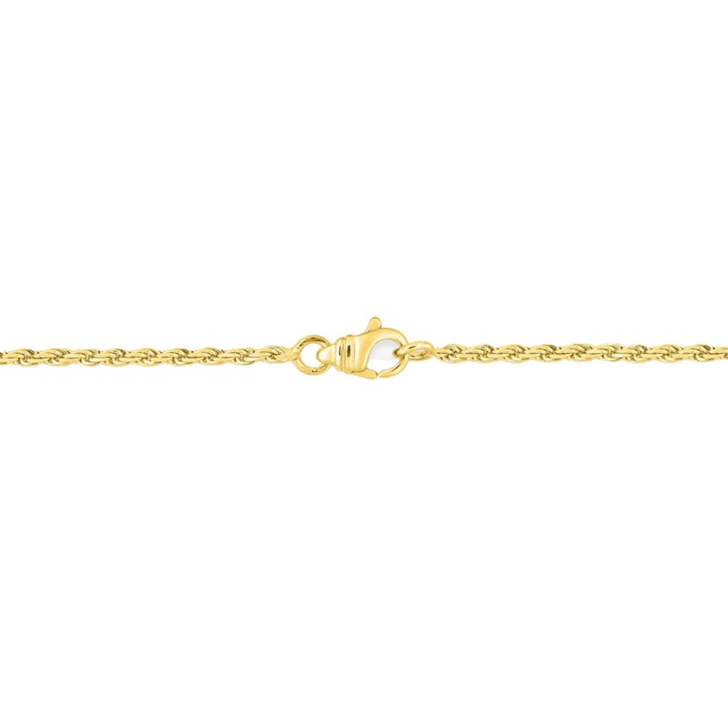 Bracelet femme 18 cm - Largeur 1.6 mm - Maille corde - Or 18 Carats - vue 4