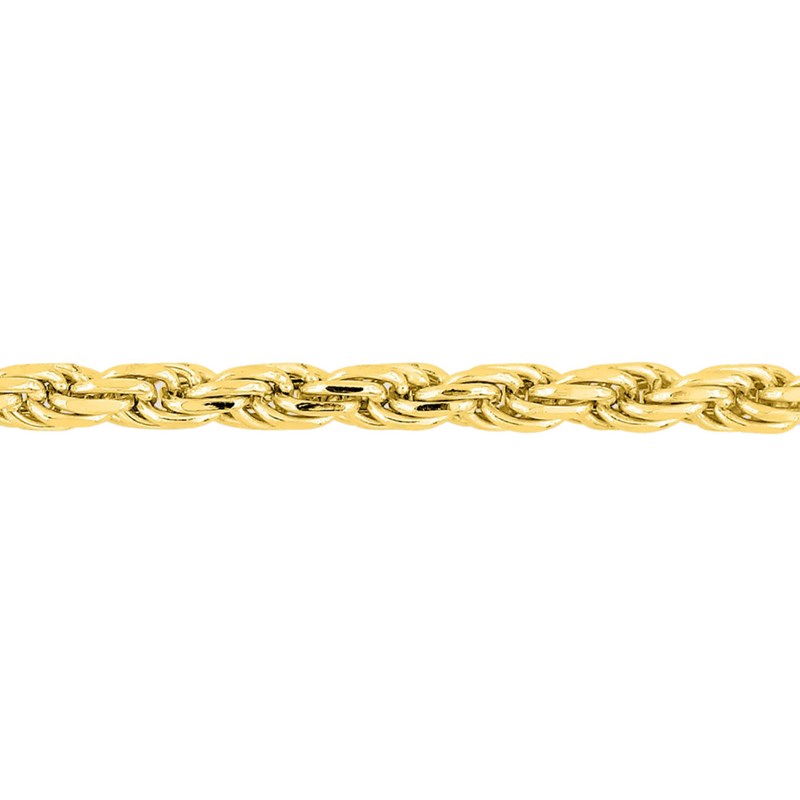 Bracelet femme - Maille corde - Or 18 Carats - Largeur 2.3 mm - vue 2