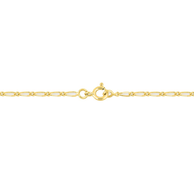 Bracelet Mixte 18 cm  - Cheval alterné - Or 18 Carats - Largeur 1.7 mm - vue 4