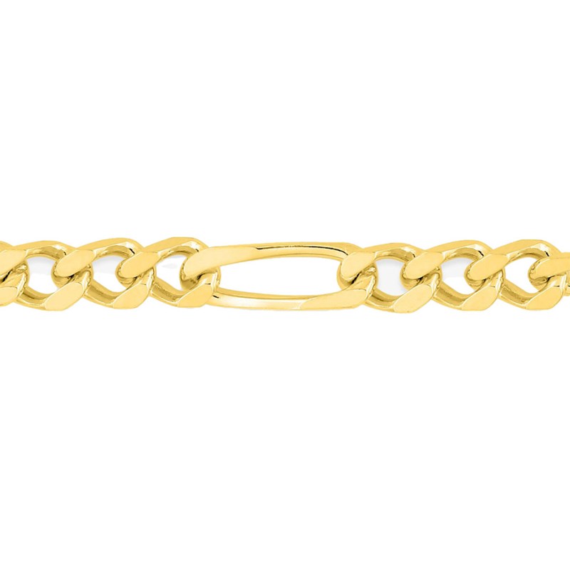 Bracelet Mixte 18 cm - Cheval Alterné - Or 18 Carats - Largeur 3 mm - vue 2