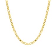 Bracelet Mixte 18 cm - Forçat Marine - Or 18 Carats - Largeur 3 mm