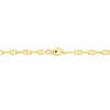 Bracelet Mixte 18 cm - Forçat Marine - Or 18 Carats - Largeur 3 mm - vue V4
