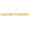 Bracelet Mixte 18 cm - Gourmette Marine - Or 18 Carats - Largeur 2 mm - vue V2