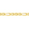 Bracelet Mixte 18 cm - Gourmette marine - Or 18 Carats - Largeur 3 mm - vue V2