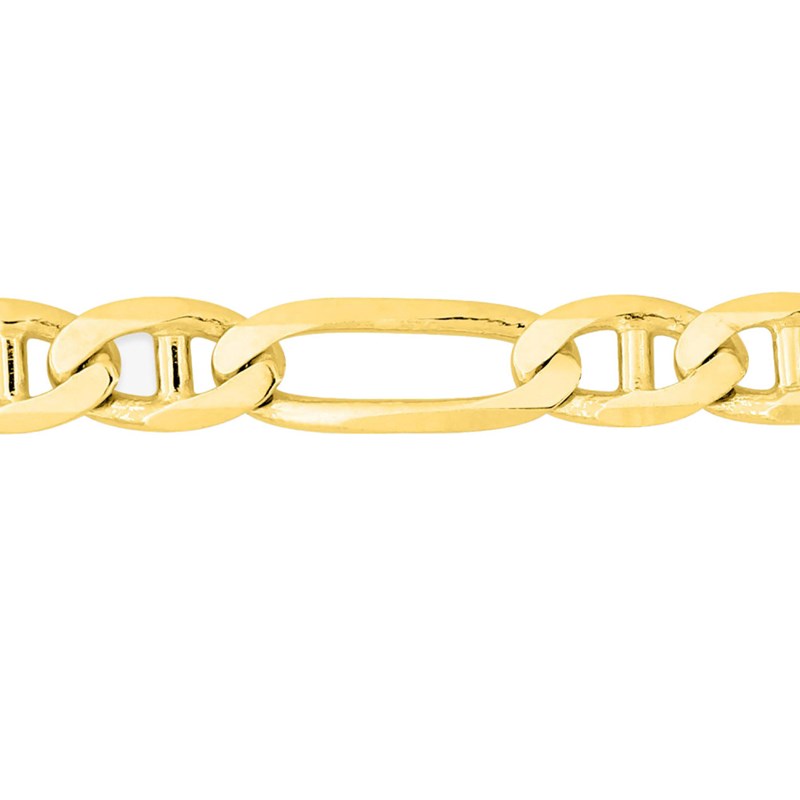 Bracelet Mixte 18 cm - Gourmette Marine - Or 18 Carats - Largeur 4.5 mm - vue 2
