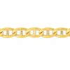 Bracelet Mixte 18 cm - Gourmette Marine - Or 18 Carats - Largeur 4 mm - vue V2