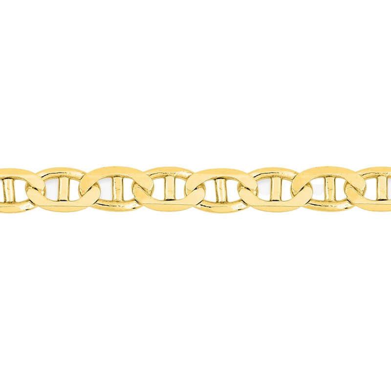 Bracelet Mixte 18 cm - Maille Marine - Or 18 Carats - Largeur 3 mm - vue 2