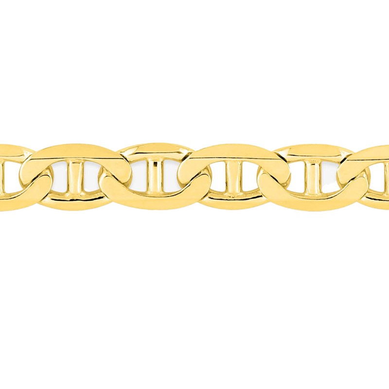 Bracelet Mixte 18 cm - Maille Marine - Or 18 Carats - Largeur 4.5 mm - vue 2