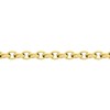 Bracelet Femme 18 cm - Fantaisie - Or 18 Carats - Largeur 9 mm - vue V2