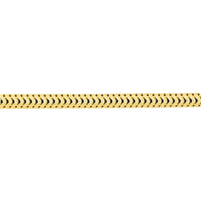 Bracelet Femme 18 cm - Maille Serpentine- Or 18 Carats - Largeur 1.9 mm - vue 2