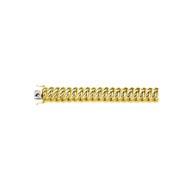 Chaîne Femme - Or 18 Carats - Largeur chaîne : 19 mm - Longueur : 18 cm