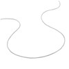 Bracelet mixte 18 cm - Maille Spiga - Or  blanc 18 Carats - Largeur 1 mm - vue V3