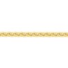 Bracelet mixte 18 cm - Maille Spiga - Or 18 Carats - Largeur 2 mm - vue V2