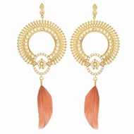 Boucles d'oreilles Hipanema Azana White