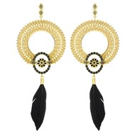 Boucles d'oreilles Hipanema Azana Black