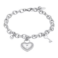 Bracelet Lotus Style collection Bliss coeur cadenas
