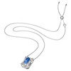Collier Swarovski Chroma Cristal blanc/centre bleu - vue V1