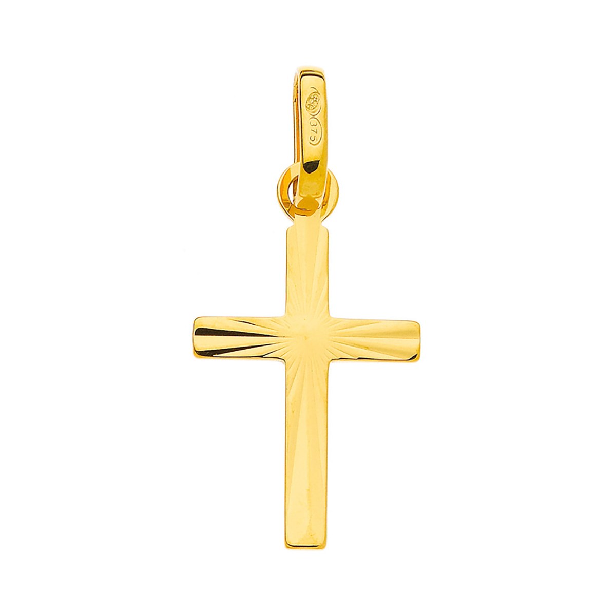 Pendentif Brillaxis croix en or 9 carats