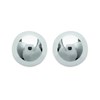 Boucles d'oreilles Brillaxis boules argent 5mm - vue V1