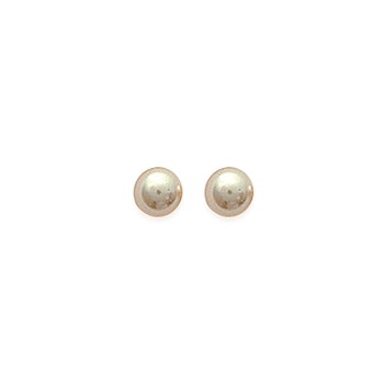 Boucles d'oreilles Brillaxis perle blanche 4 mm