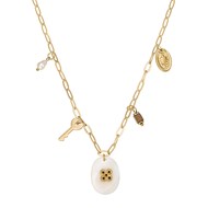 Collier Go Mademoiselle blanc doré