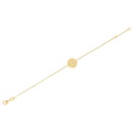 Bracelet Go Mademoiselle rond doré