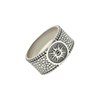 Bague Jonc Homme Argent Soleil - vue V2