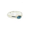 Bague argent et turquoise - vue V4