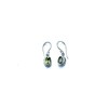 Boucles d'oreille argent et péridot - vue V3