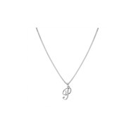 Collier Initiale Argent - Lettre P