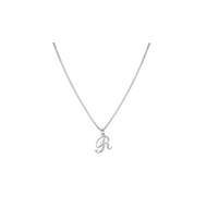Collier Initiale Argent - Lettre R