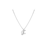 Collier Initiale Argent - Lettre X