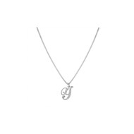 Collier Initiale Argent - Lettre Y