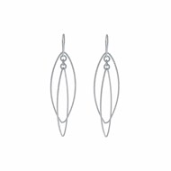 Boucles D'oreilles En Argent Rétro Diamanté