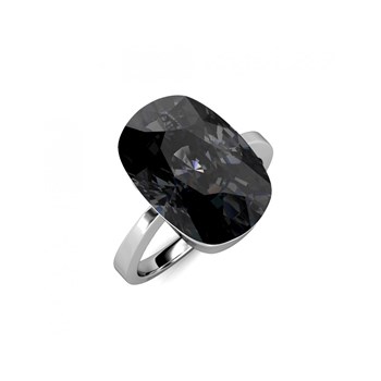 Bague Classic - Argenté et Noir