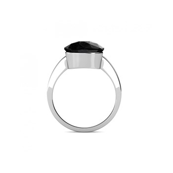 Bague Classic - Argenté et Noir