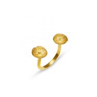 Bague double fleur des mers