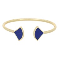 Bracelet émail Bleu Marine ouvert