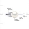 Bague Stella Jonc Perles d'Eau Douce 8-9 mm & Diamant - Or Blanc - vue V3