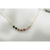 Collier orné de perles de Tourmaline - vue V3